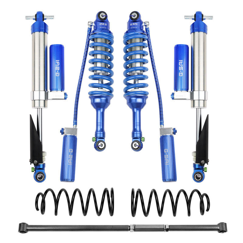 Kits de suspensão azuis 4x4 absorvedor de choque de nitrogênio ajustável para tanque 500 Suv